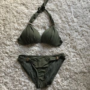Olive green bikini
